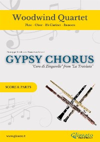 Cover Woodwind Quartet "Gypsy Chorus" score & parts