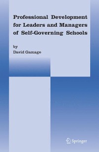 Cover Professional Development for Leaders and Managers of Self-Governing Schools