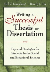 Cover Writing a Successful Thesis or Dissertation