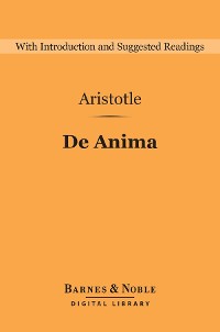 Cover De Anima (Barnes & Noble Digital Library)