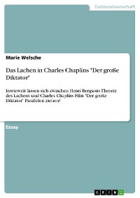 Cover Das Lachen in Charles Chaplins "Der große Diktator"
