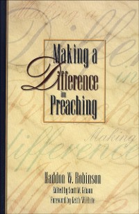 Cover Making a Difference in Preaching