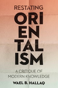Cover Restating Orientalism