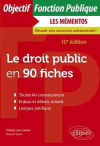 Cover Le droit public en 90 fiches