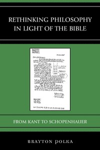 Cover Rethinking Philosophy in Light of the Bible