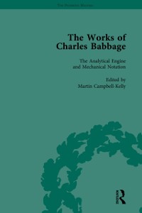 Cover Works of Charles Babbage Vol 3