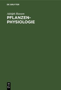 Cover Pflanzen-Physiologie