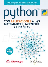 Cover Python con aplicaciones a las matemáticas, ingeniería y finanzas