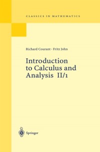 Cover Introduction to Calculus and Analysis II/1