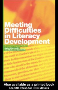 Cover Meeting Difficulties in Literacy Development