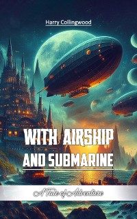 Cover With Airship and Submarine A Tale of Adventure