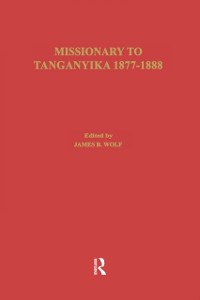 Cover Missionary of Tanganyika 1877-1888