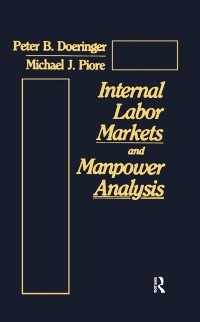 Cover Internal Labor Markets and Manpower Analysis