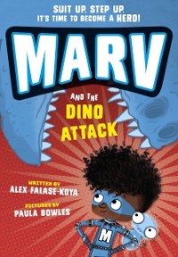 Cover Marv and the Attack of the Dinosaurs