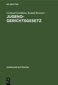 Cover Jugendgerichtsgesetz