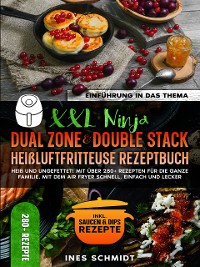 Cover XXL Ninja Dual Zone & Double Stack Heißluftfritteuse Rezeptbuch