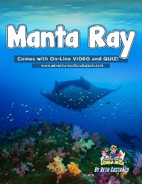 Cover Manta Ray Activity Workbook For Kids