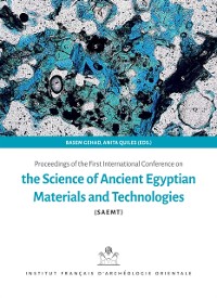 Cover Proceedings of the First International Conference on the Sience of Ancient Egyptian Materials and Technologies