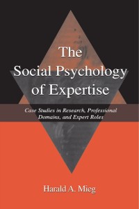 Cover Social Psychology of Expertise