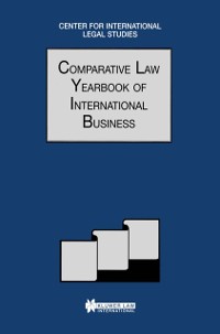 Cover Comparative Law Yearbook of International Business