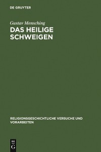 Cover Das heilige Schweigen