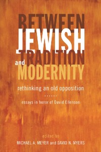 Cover Between Jewish Tradition and Modernity