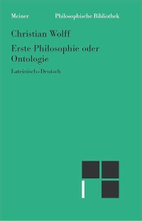 Cover Erste Philosophie oder Ontologie