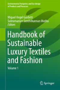 Cover Handbook of Sustainable Luxury Textiles and Fashion