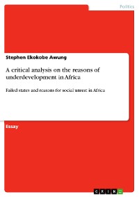 Cover A critical analysis on the reasons of underdevelopment in Africa