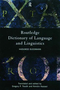 Cover Routledge Dictionary of Language and Linguistics