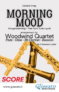 Cover Woodwind Quartet: Morning Mood by Grieg (score)