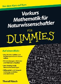 Cover Vorkurs Mathematik für Naturwissenschaftler für Dummies