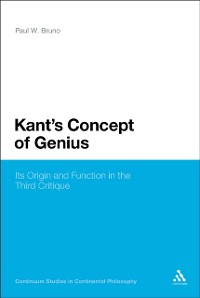 Cover Kant''s Concept of Genius