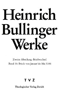 Cover Bullinger, Heinrich: Werke