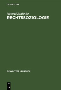 Cover Rechtssoziologie