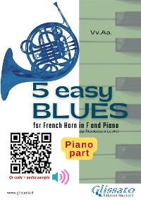 Cover Piano part: 5 Easy Blues for French Horn in F and Piano