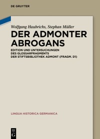 Cover Der Admonter Abrogans