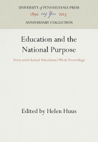Cover Education and the National Purpose