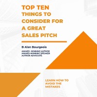 Cover Top Ten Things to Consider for a Great Sales Pitch