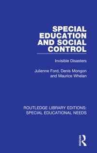 Cover Special Education and Social Control