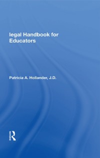 Cover Legal Handbook For Educators