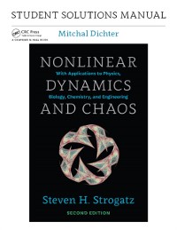 Cover Student Solutions Manual for Nonlinear Dynamics and Chaos, 2nd edition