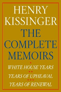 Cover Henry Kissinger The Complete Memoirs eBook Boxed Set