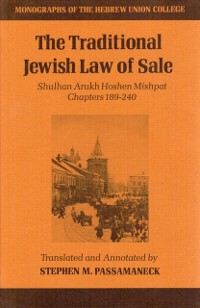Cover Traditional Jewish Law of Sale