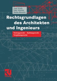 Cover Rechtsgrundlagen des Architekten und Ingenieurs