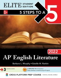 Cover 5 Steps to a 5: AP English Literature 2022 Elite Student edition