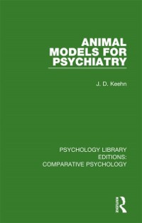 Cover Animal Models for Psychiatry