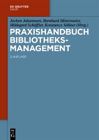 Cover Praxishandbuch Bibliotheksmanagement