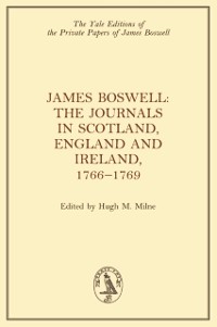 Cover James Boswell, The Journals in Scotland, England and Ireland, 1766-1769