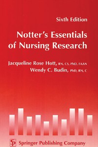 Cover Notter‚Äôs Essentials of Nursing Research